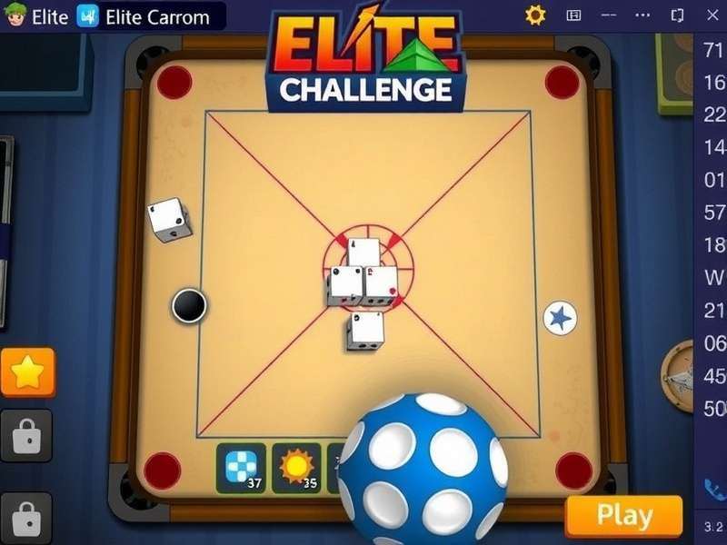 Elite Carrom Challenge Gameplay