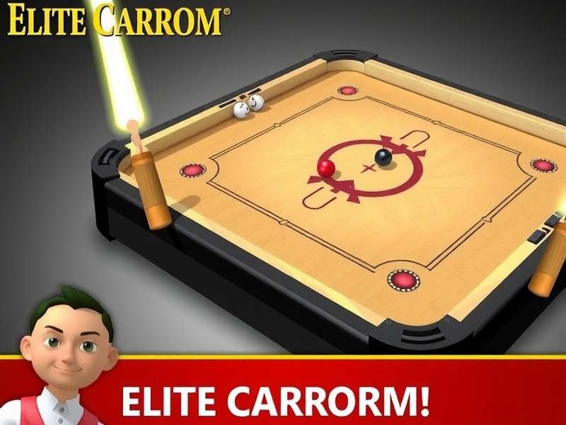 Elite Carrom Challenge Physics Engine